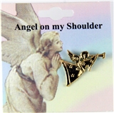 6030232 Guardian Angel Lapel Pin Brooch Tack Pin Christian Religious Jewelry