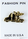 6030233 Trucker Truckdriver Guardian Angel Lapel Pin Brooch Tack Pin Christia...