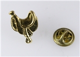 6030249 Western Horse Saddle Lapel Pin Tie Tack Brooch Cowgirl Cowboy