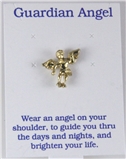 6030277 Guardian Angel Lapel Pin Brooch Tack Pin Christian Religious Jewelry