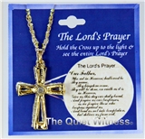 6030299 Our Father Cross Necklace The Lord's Prayer Hidden Miniature