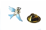 6030344 Bluebird of Happiness Lapel Pin Brooch Tie Tack Blue Bird Cheer Guide