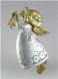 6030349 Angel Lapel Pin Brooch Tie Tack Christian Gold & Silver