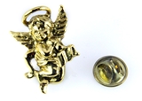 6030362 Guardian Angel Lapel Pin Brooch Tie Tack Cherub Archangel