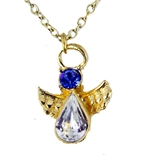 6030427 September Birthstone Angel Necklace Pendant Guardian Secret Appreciat...