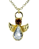 6030429 November Birthstone Angel Necklace Pendant Guardian Secret Appreciati...