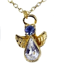 6030430 December Birthstone Angel Necklace Pendant Guardian Secret Appreciati...