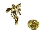 6030496 June Rhinestone Birthstone Angel Lapel Pin Guardian Protector Tie Tac...
