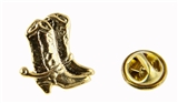 6030507 Cowboy Boots Lapel Pin Brooch Tie Tack Western Theme Cowgirl