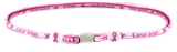 7030152 Breast Cancer Awareness Necklace Pink Cord Courage Hope Strength Ribbon