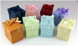 72 Pieces Jewelry Ring Boxes Bow Tie Satin Ribbon and Bow Bowtie Gift Box