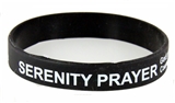 8090001 Set of 3 Serenity Prayer Silicone Bracelet Rubber God Grant Me AA ...