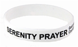 8090002 Set of 3 Serenity Prayer Silicone Bracelet Rubber God Grant Me AA ...
