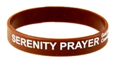 8090004 Set of 3 Serenity Prayer Silicone Bracelet Rubber God Grant Me AA ...