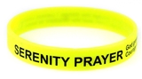 8090005 Set of 3 Serenity Prayer Silicone Bracelet Rubber God Grant Me AA ...