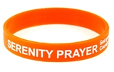 8090006 Set of 3 Serenity Prayer Silicone Bracelet Rubber God Grant Me AA ...