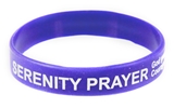 8090007 Set of 3 Serenity Prayer Silicone Bracelet Rubber God Grant Me AA ...