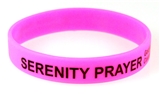 8090010 Set of 3 Serenity Prayer Silicone Bracelet Rubber God Grant Me AA ...