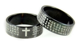 S36 Stainless Steel Korean Lord's Prayer Ring Our Father in Korea