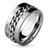 T5 Philippians 4:13 Wedding Band Mens Ring Christian Scripture I Can Do All Things